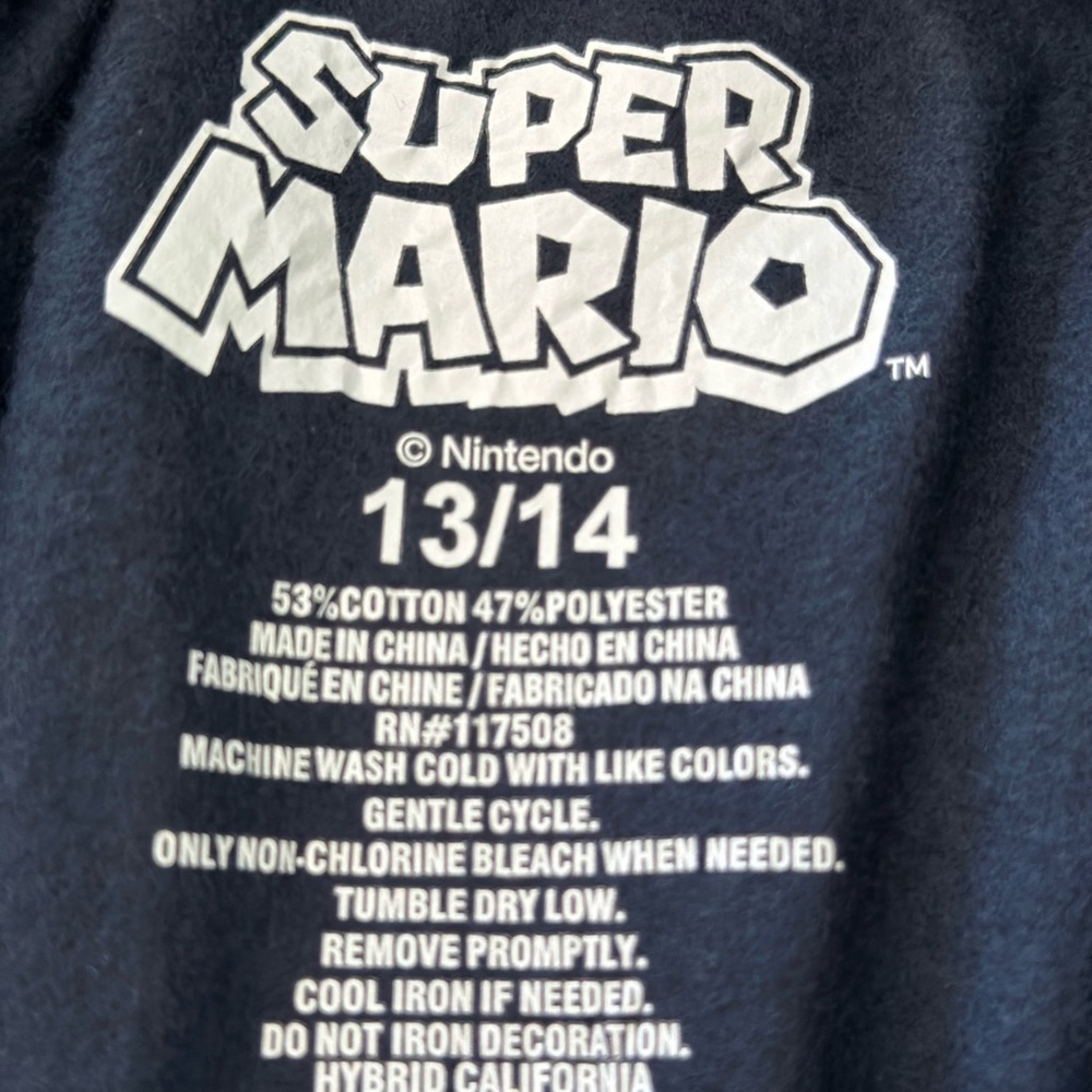 Forever 21 Navy Blue Super Mario Joggers Sweatpants - Picture 5 of 5